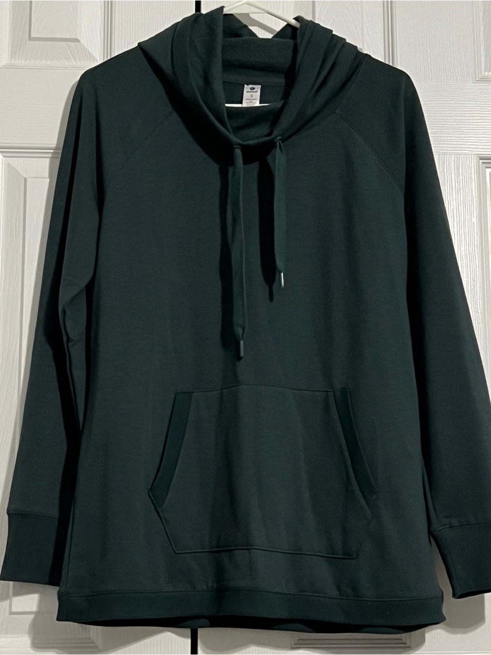 #715 women’s Hooded Pullover Sweatshirt - Dark Green - Picture 1 of 6